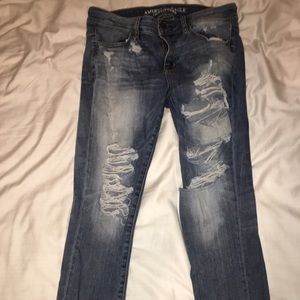 American Eagle cropped jeggings